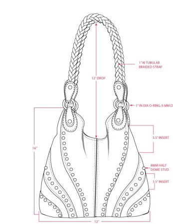 Выкройка сумки Sedgwick Bag carbon2cobalt