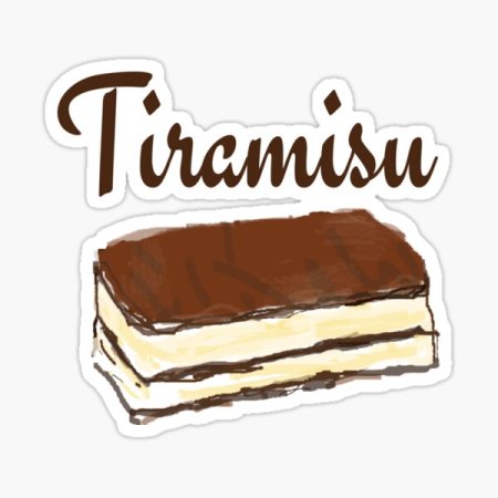 Трафарет тирамису