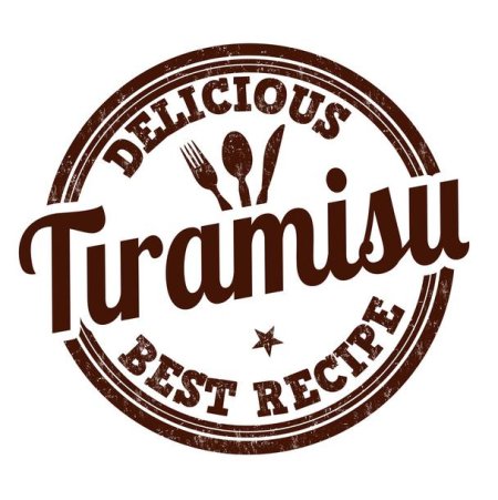 Тирамису надпись