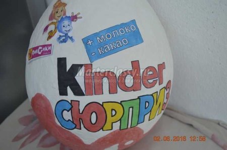 Большой Киндер из гипса мастер класс