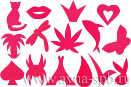 Трафарет бабочки для тат