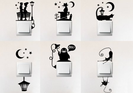 Трафарет для выключателя