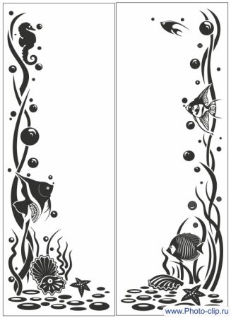 Рисунок для зеркала трафарет
