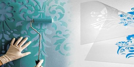 Трафаретная пленка для покраски