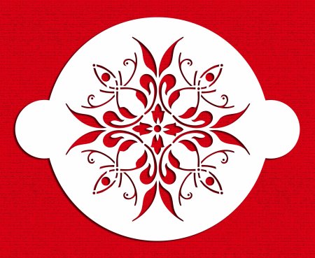 Трафарет для посыпки торта