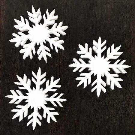 Готовые снежинки для украшения