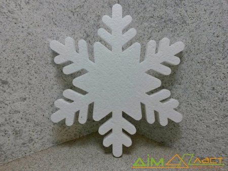 Красивая Снежинка из пенопласта