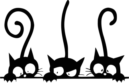 Трафареты котиков