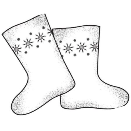 Валенки разукрашка