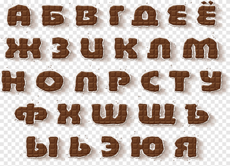 Шрифт из печенья