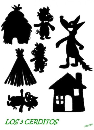 Театр теней три поросенка