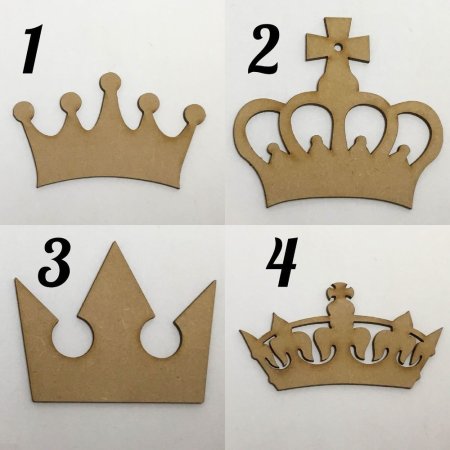 Лекало короны из картона
