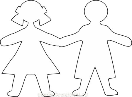 Человечки вырезать из бумаги