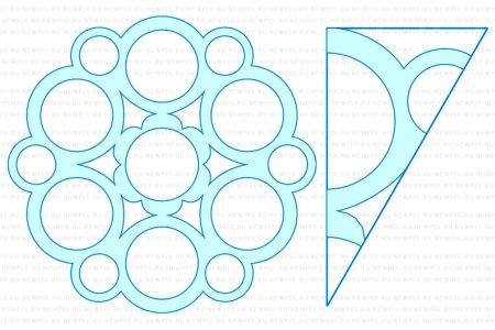 Трафареты Снеж Инка для вырезания
