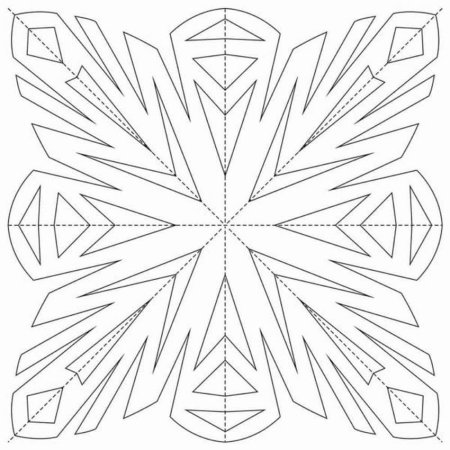 Снежинки для вырезания