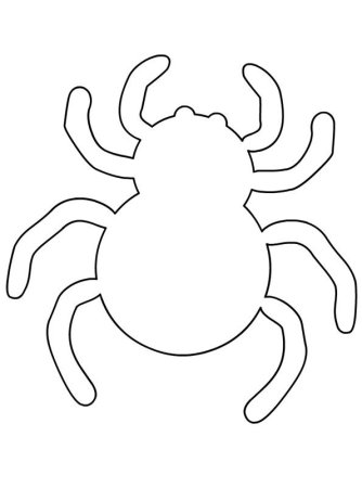 Трафареты насекомых для вырезания