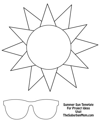 Трафареты солнца для вырезания из бумаги (45 фото)