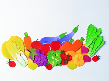 Аппликация фрукты подготовительная группа