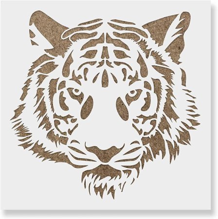 Трафареты тигра для вырезания из бумаги (49 фото)
