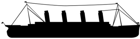 Титаник силуэт