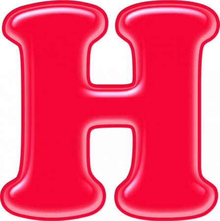 Объемные цветные буквы