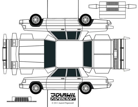Chevrolet Impala 1984 JCARWIL Papercraft