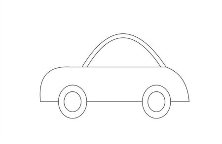 Пожарная машина трафарет