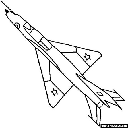 Военные самолеты для рисования