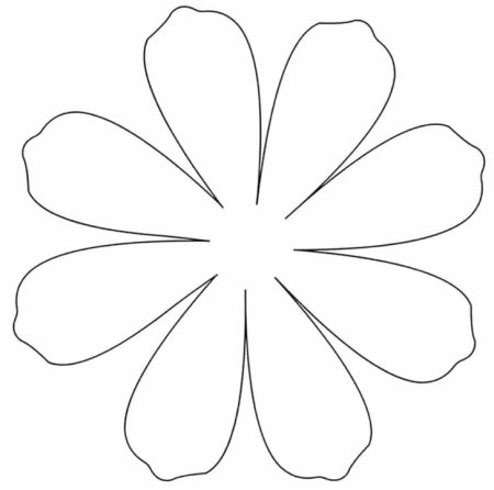 Цветочки для аппликации