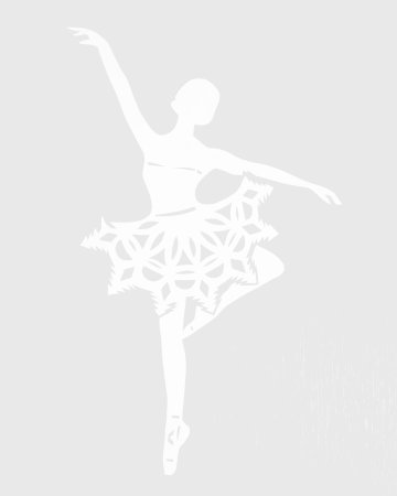 Поделка балерина