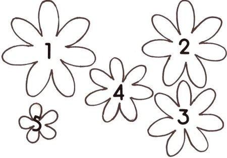 Трафареты цветов