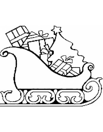 Сани рисунок