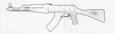 АК 47 КС го чертеж