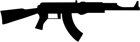 Трафарет АК 47