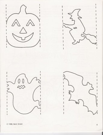 Шаблон гирлянды для Хэллоуина