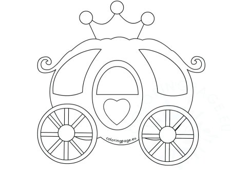 Карета трафарет