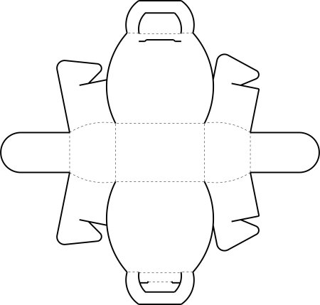 Трафареты коробок