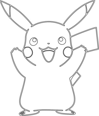Трафарет покемон