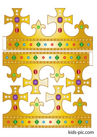 Корона шаблон