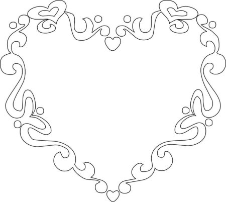 Рамка трафарет
