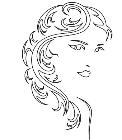 Вытынанка девушка