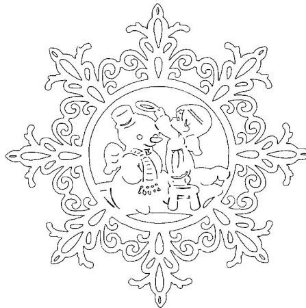 Новогодние вырезалки трафареты