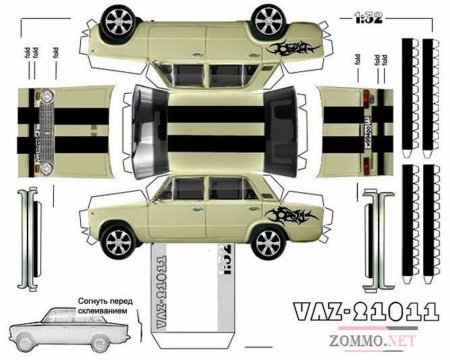 BMW m3 GTR развертка