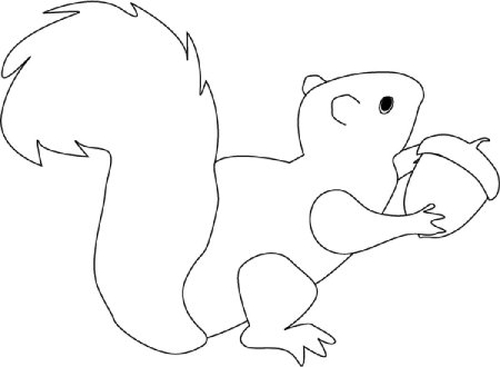 Белка из фетра выкройка