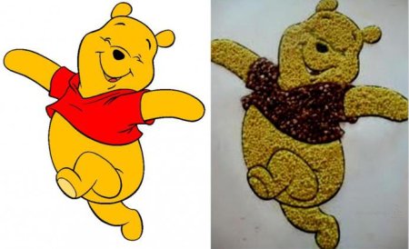 Трафарет для поделки из крупы