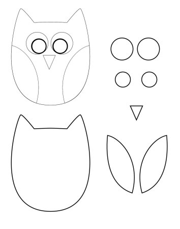 Трафареты для аппликаций из ткани