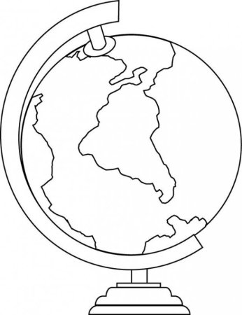 Планета земля раскраска для детей