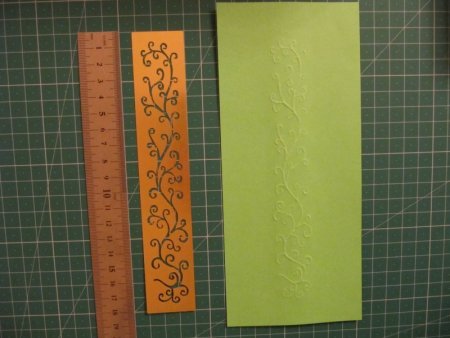 Узор для тиснения на бумаге