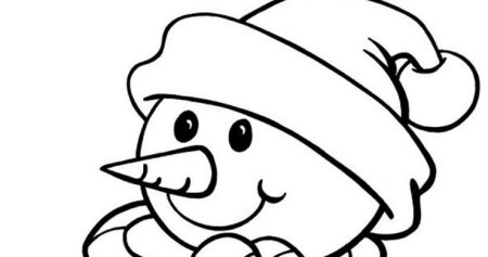 Голова снеговика на окно