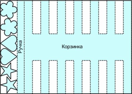 Аппликация с элементами плетения